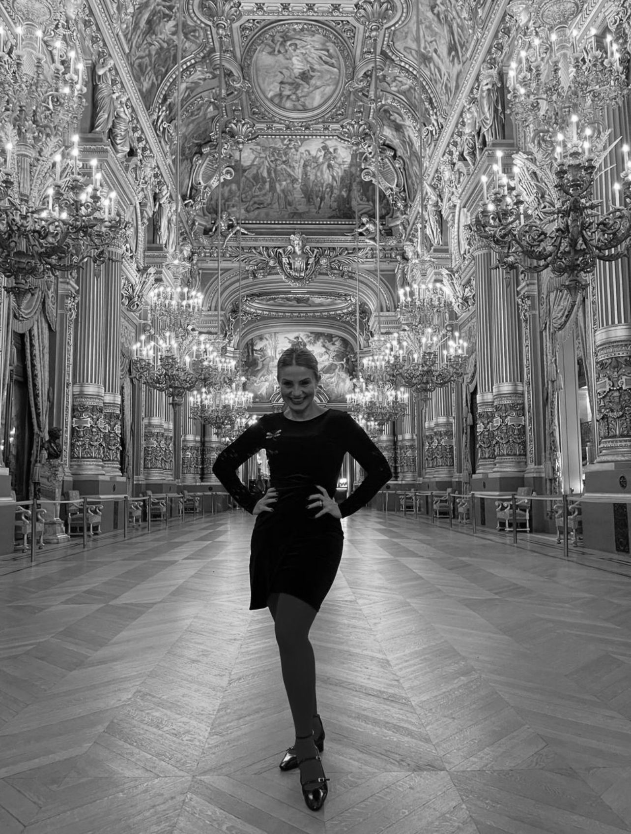 fabi tronolone, no salão Garnier