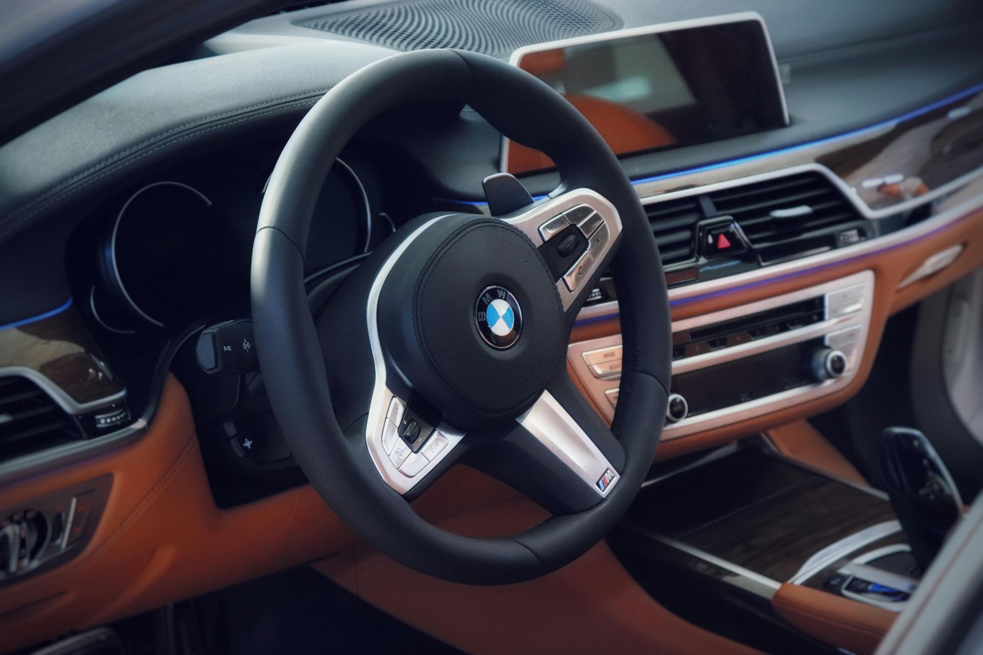 BMW car interior