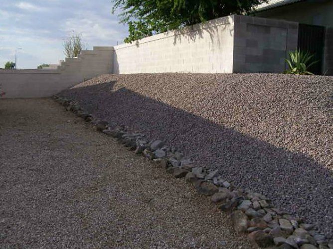 Backyard with Rocks Design — Bullhead City, AZ — Rim Country's Rock N Yard