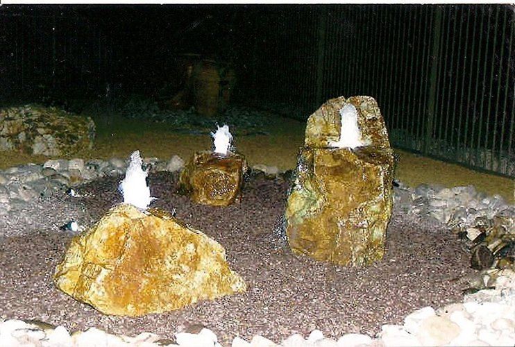 Beautiful Rock Fountains — Bullhead City, AZ — Rim Country's Rock N Yard