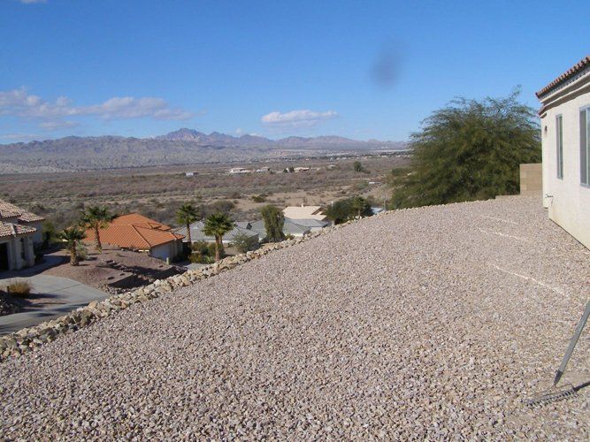 Backyard with Beautiful View — Bullhead City, AZ — Rim Country's Rock N Yard