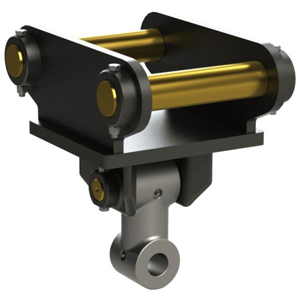 A close up of a metal object with a hole in the middle