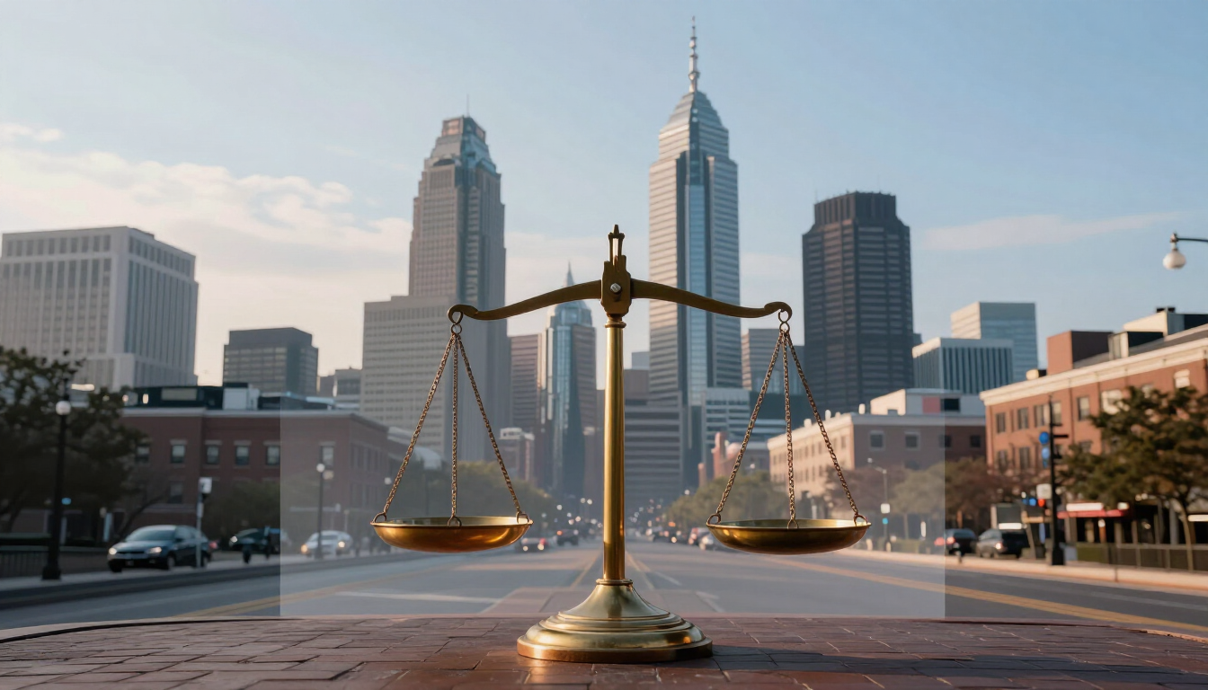 A professional legal consultation regarding a car accident claim in Philadelphia.