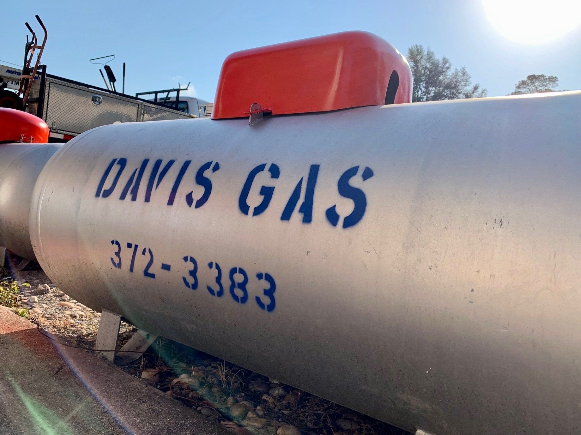 Liquefied Propane Industrial Gas Containers - Gainesville, FL - Davis Gas Company Inc.