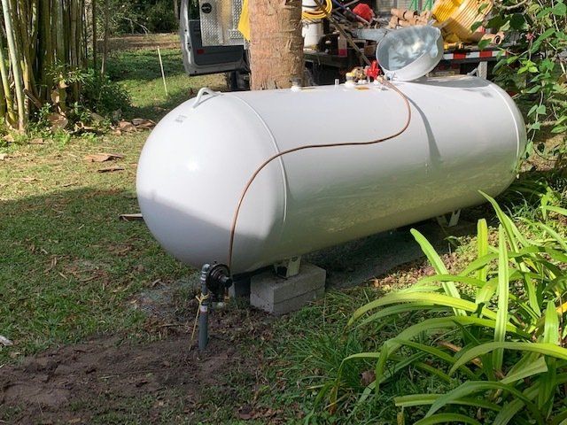White Gas Storage Tank - Gainesville, FL - Davis Gas Company Inc.
