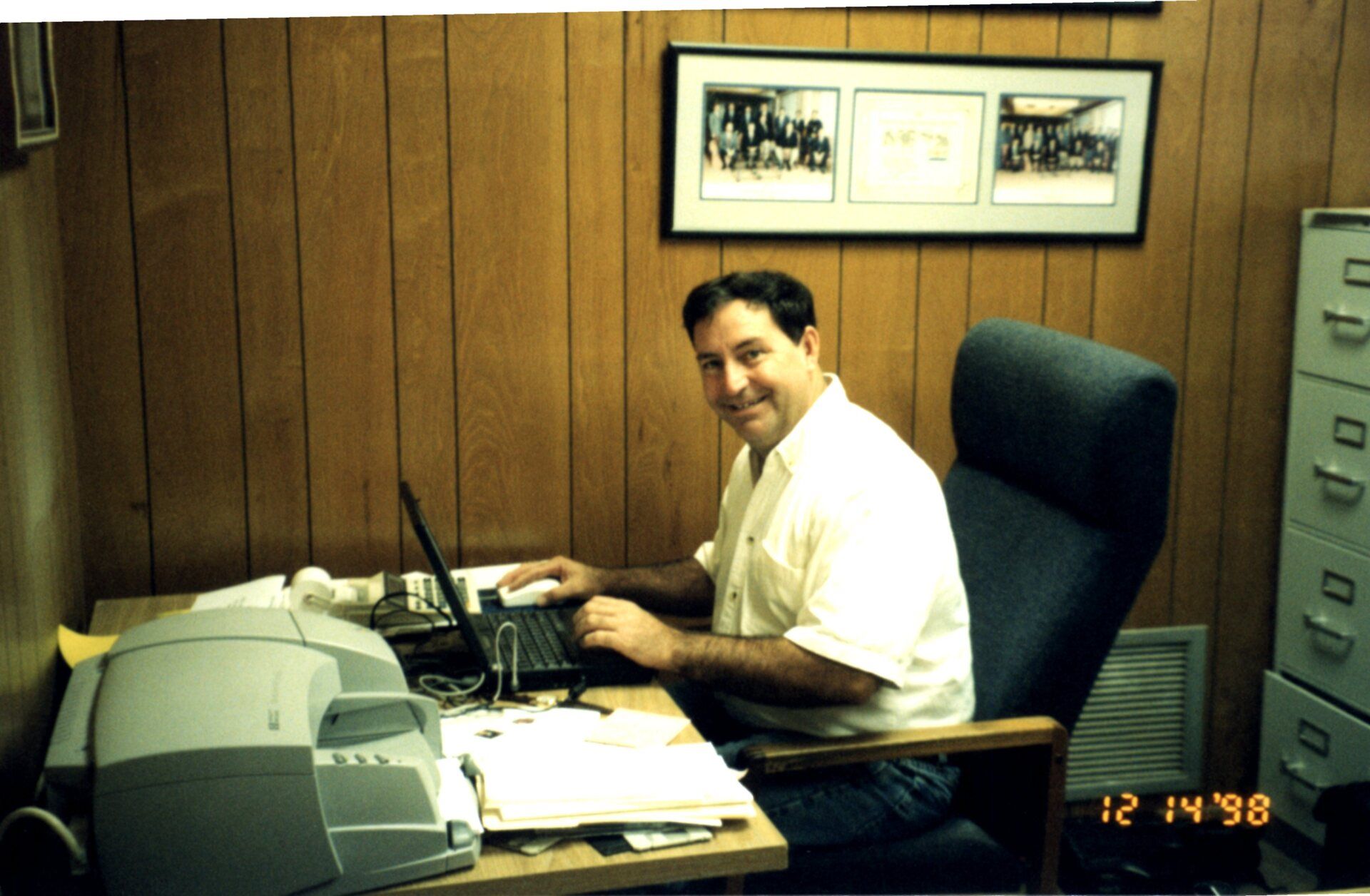 Old Photo Of Davis Gas Founder - Gainesville, FL - Davis Gas Company Inc.