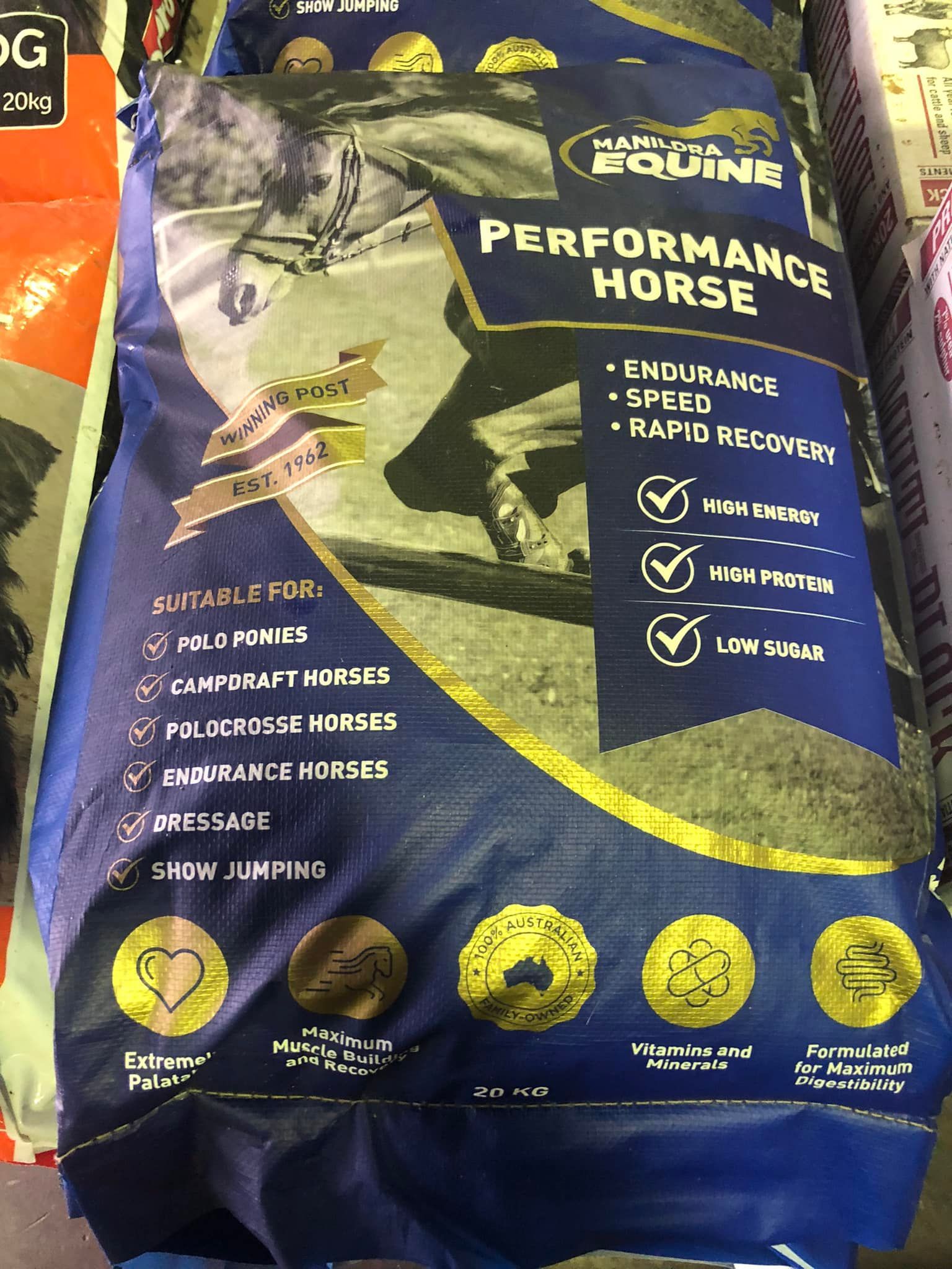 Bag of Mahaska Equine Performance Horse feed — Prostoc In Kempsey, NSW