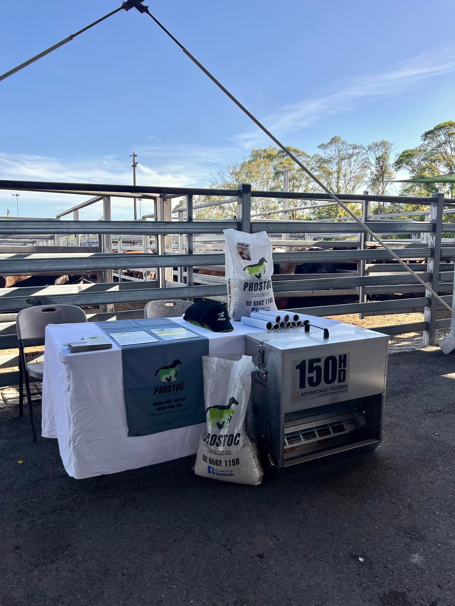 A Trade Show Booth With Animal Feed Products — Prostoc In South Kempsey, NSW
