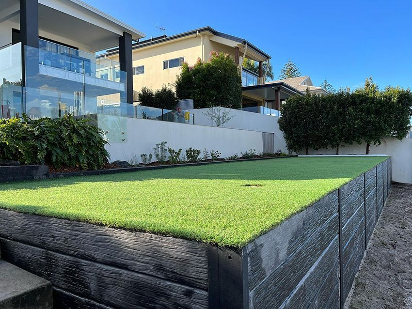 A Large House with a Large Lawn in Front of It — HMJ Landscapes in Tweed Heads, NSW