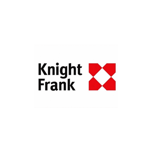 Knight frank logo on a white background