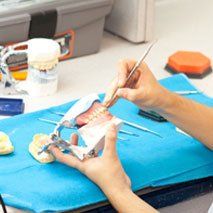 the making of a customised dentures