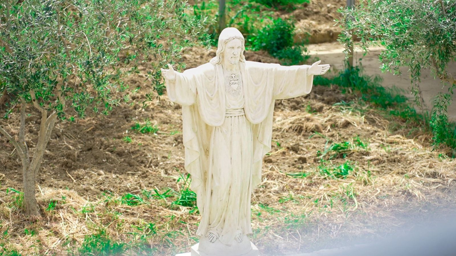 Statua angolo spirituale casa di riposo