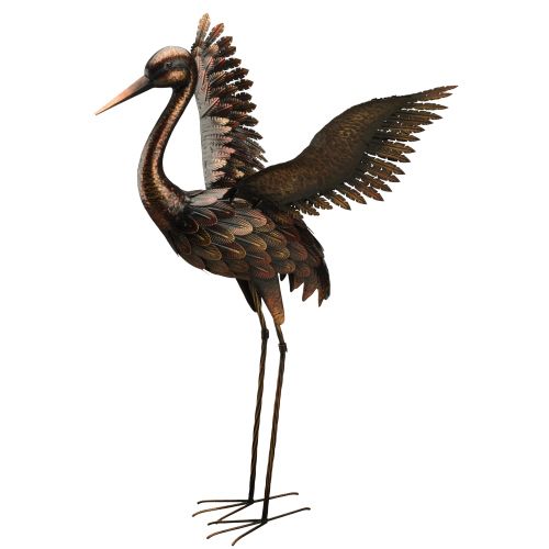 Bronze Crane 44 Wings Up