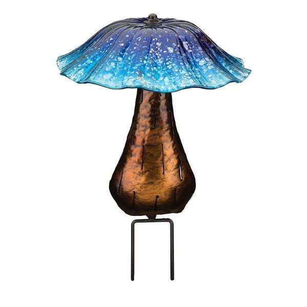 RA 11611 Solar Toadstool Stake - Blue