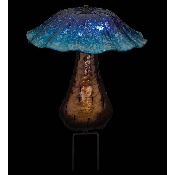 RA 11611 Solar Toadstool Stake - Blue