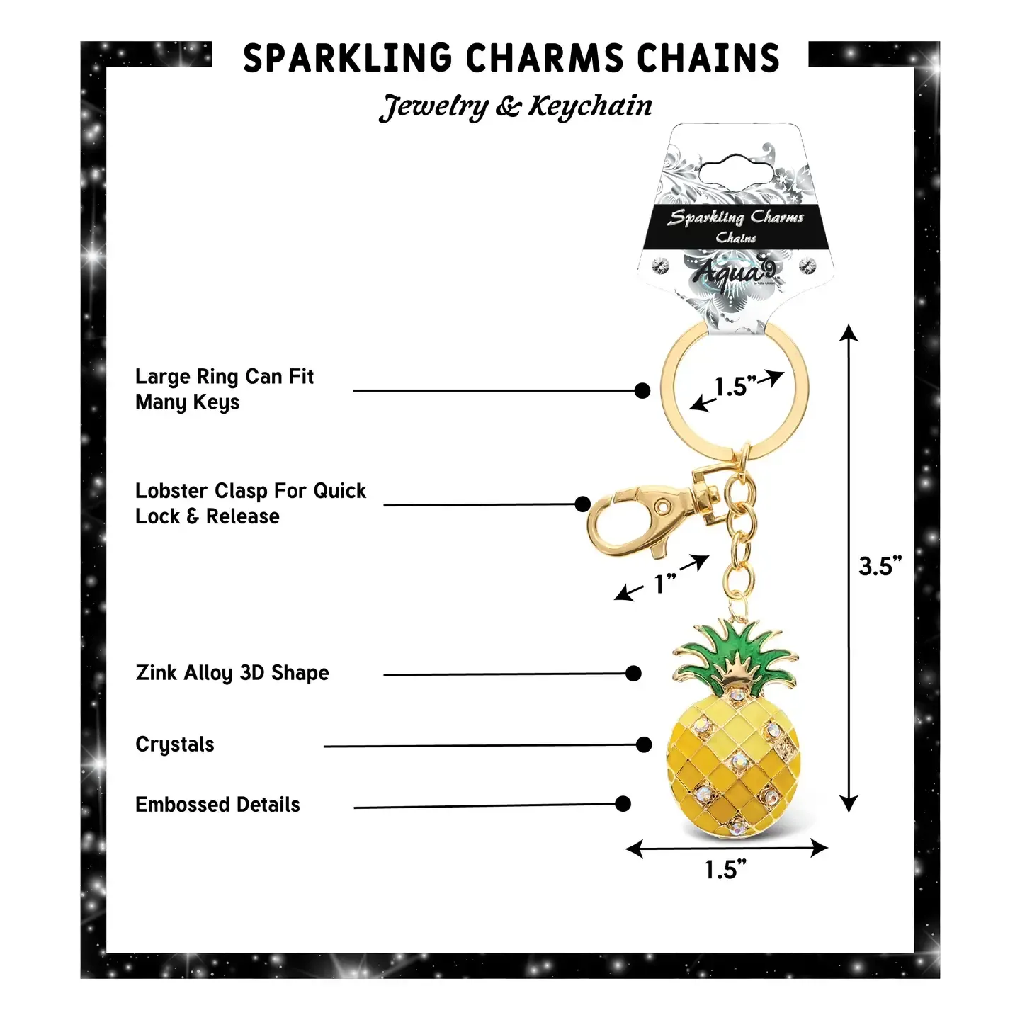 CTG 6666 Sparkling Charms - Pineapple