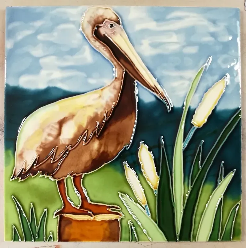 Pelican 8x8 Tile/Trivet