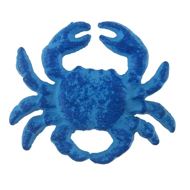Blue Crab Cast Iron Drawer