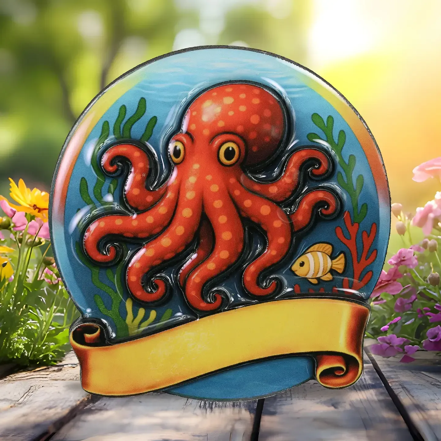 CTG 7039 MDF Epoxy Magnet - Octopus