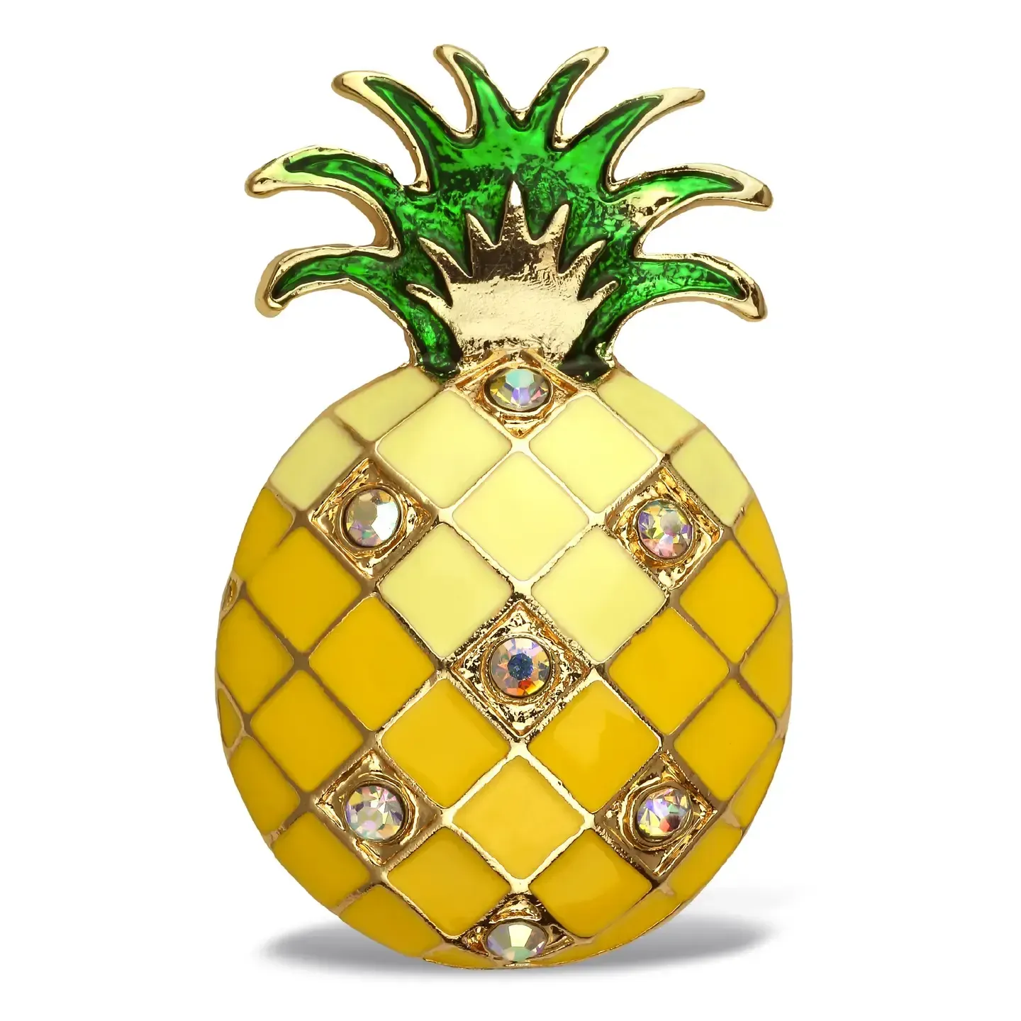 CTG 7235 Gold Sparkling Magnet - Pineapple