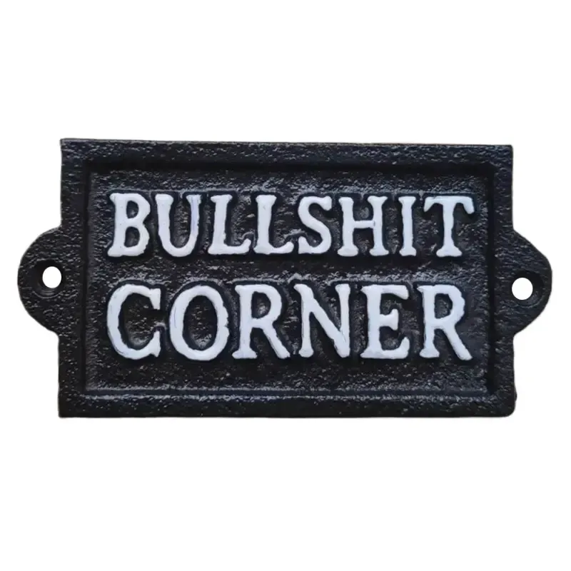 Bullshit Wall Plaque