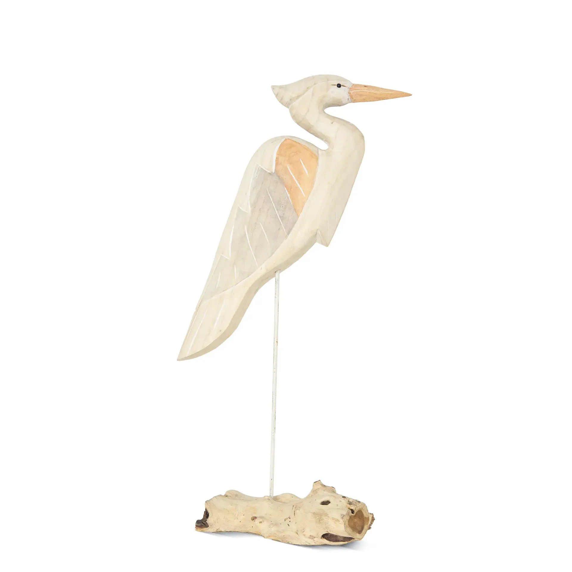 Heron Medium on Base soft Nat Table Top