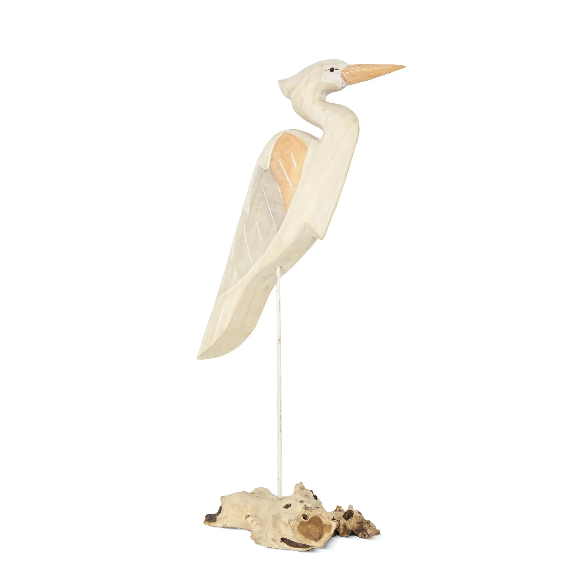 Heron Medium on Base soft Nat Table Top