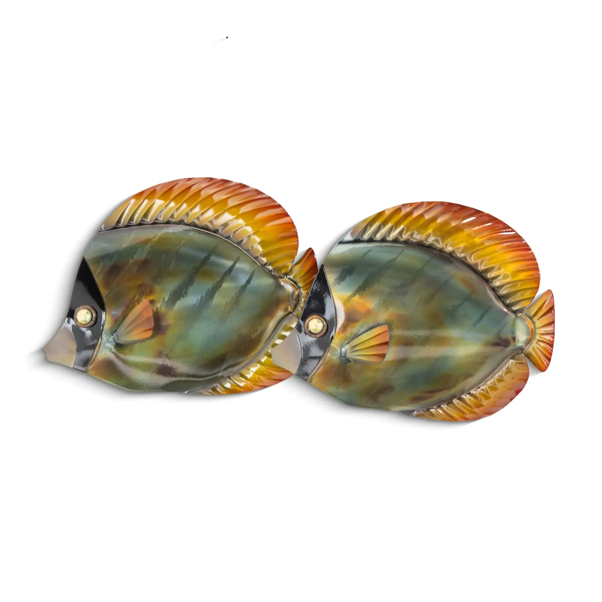 Butterfly Fish School 2 Fish Stainless Steel