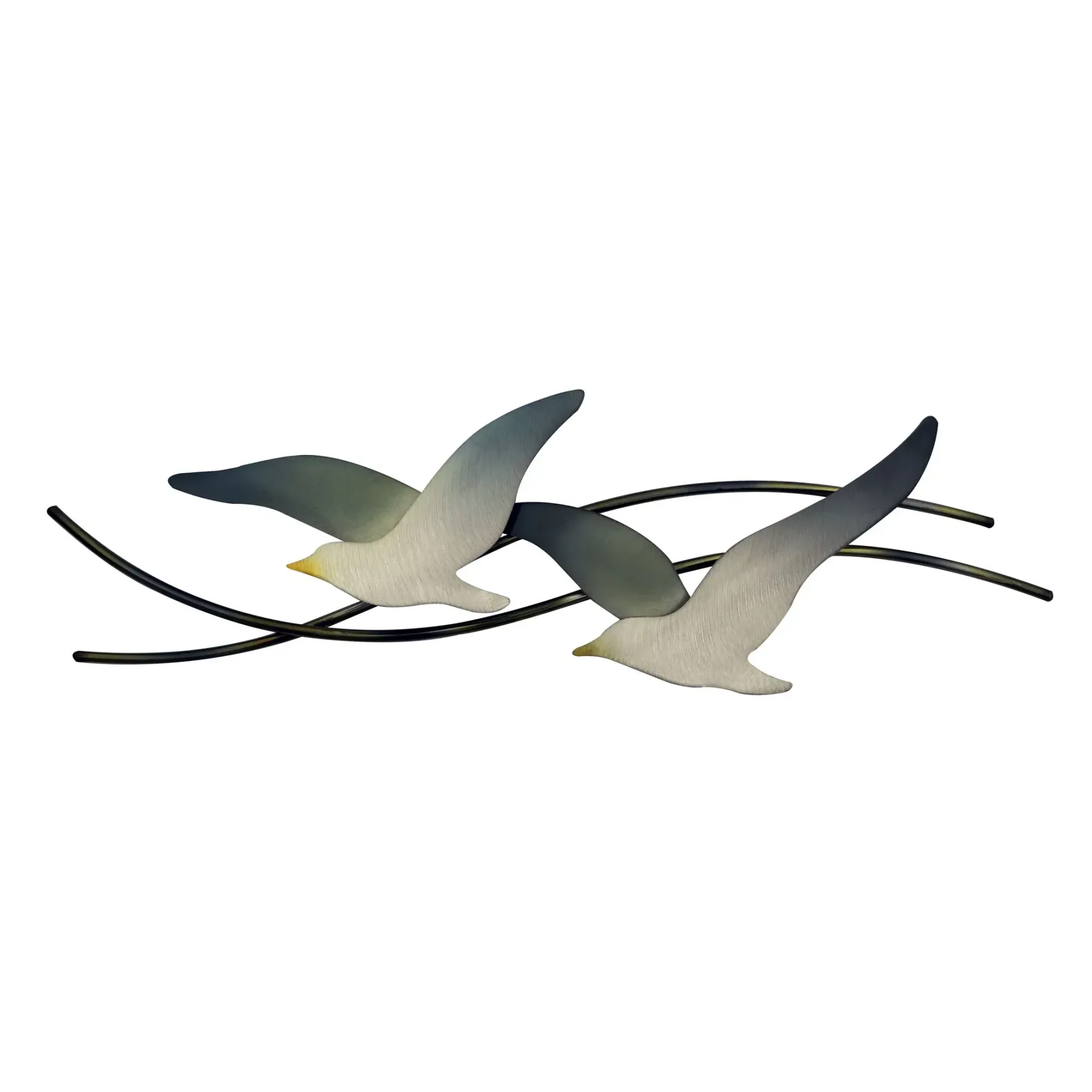 Seagulls Pair Metal Wall