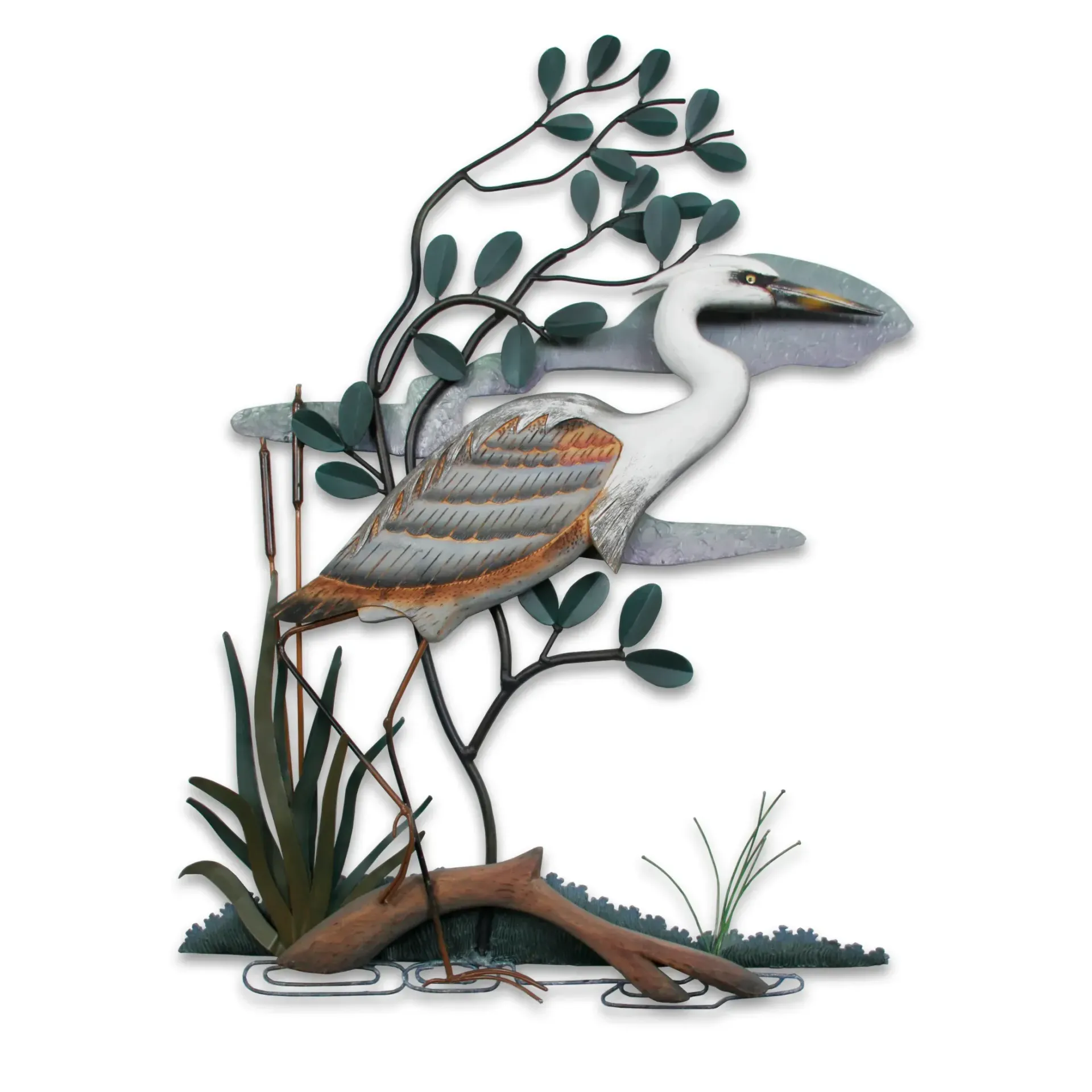 Blue Heron Face Right