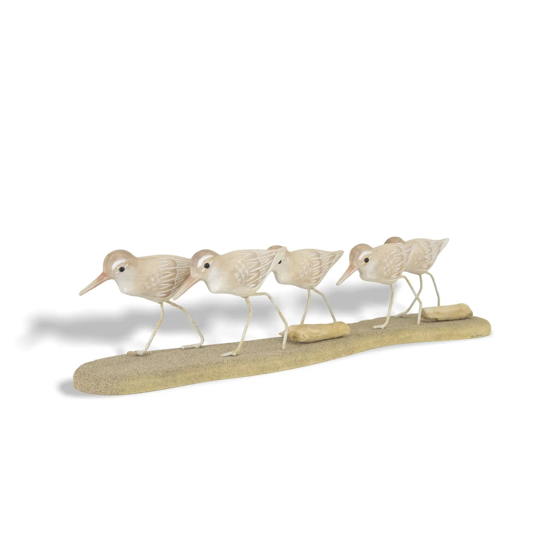 Gotta Run Sandpipers - Soft Natural Finish