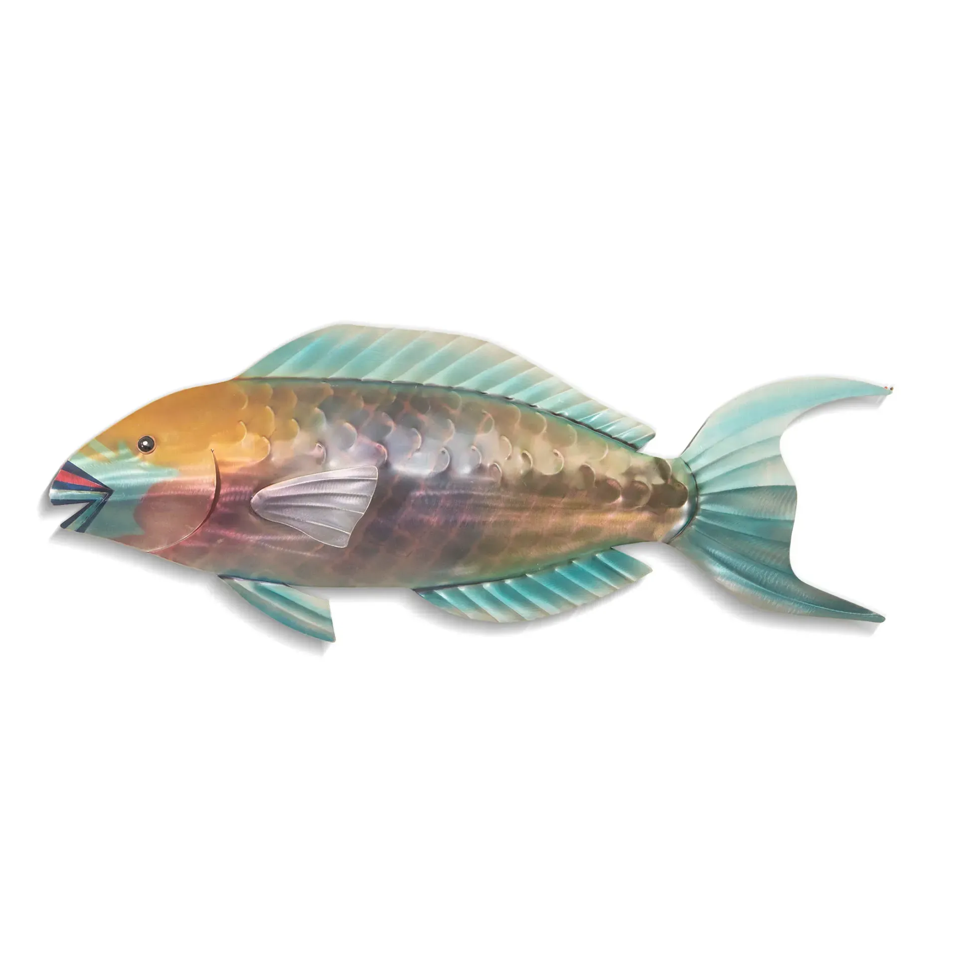Parrotfish - Stainless Steel Metal Wall Art