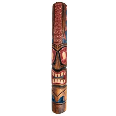 Carved Tiki Mask w/Open Mouth