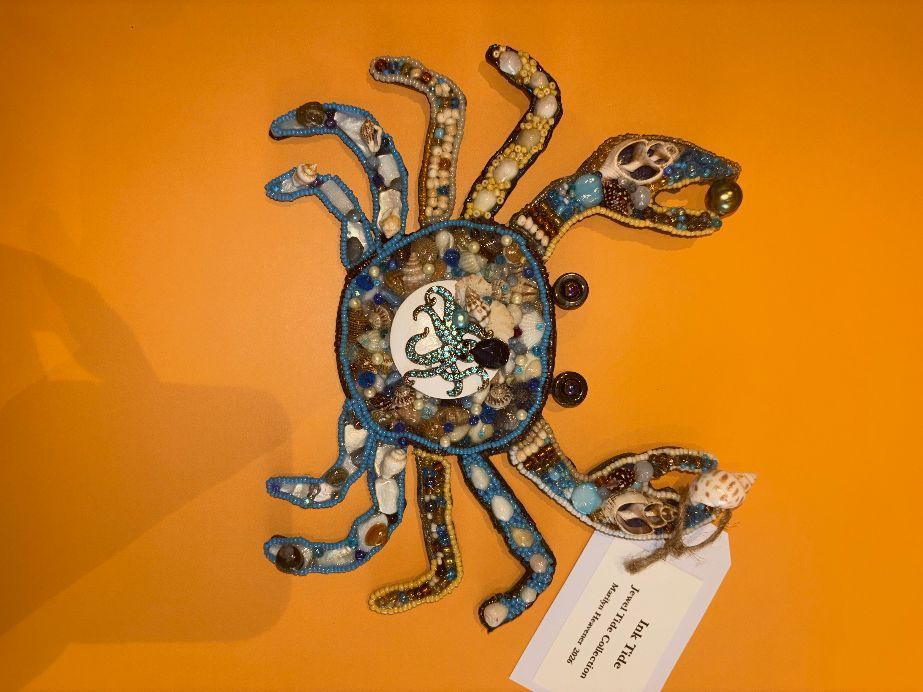 MLH Ink Tide Crab (JTC) Wall Decor by Local Artist Marilyn Heavener