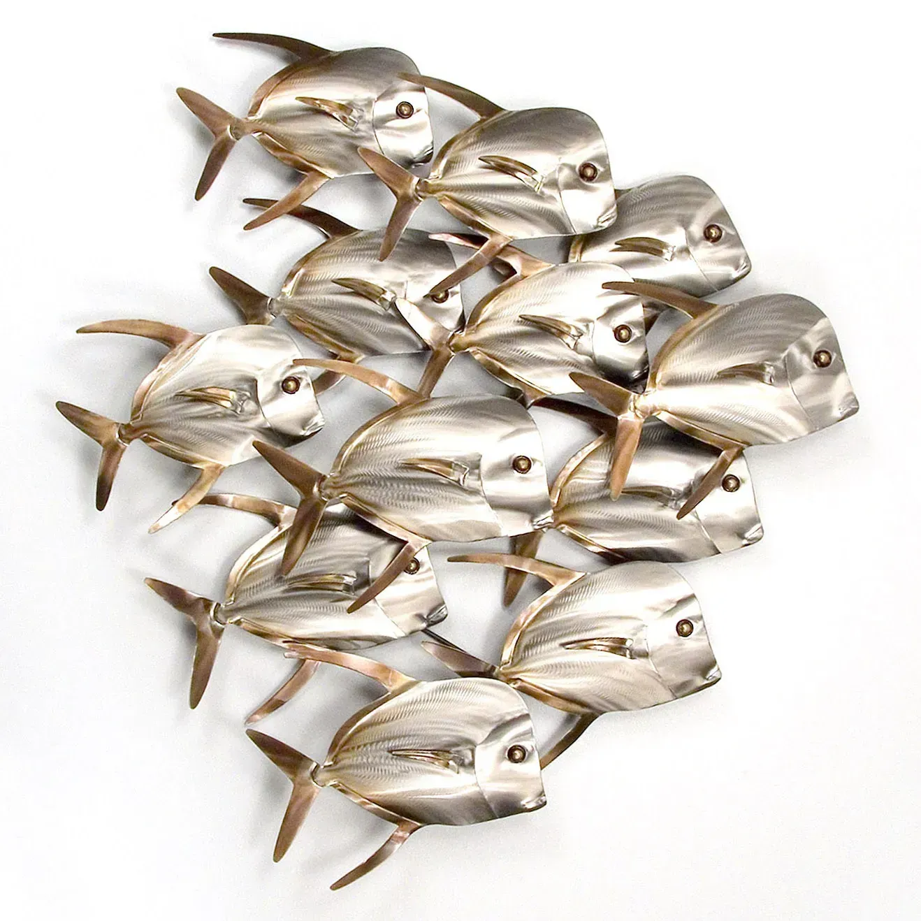 Lookdown Fish School of 12 Fish Arrow