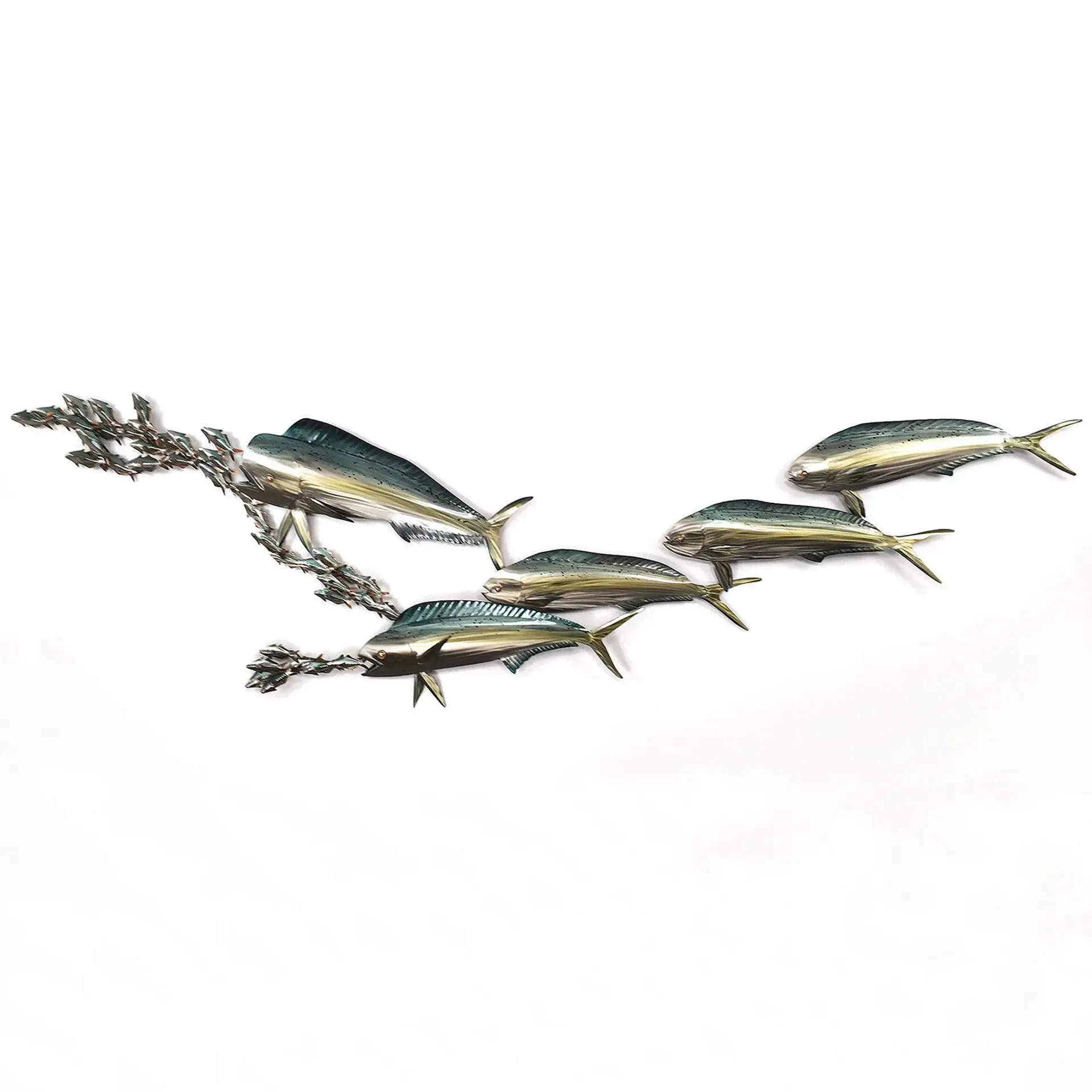 Mahi-mahi School Of 5 With Sardines
