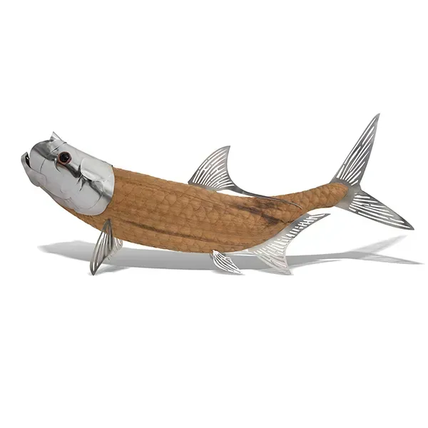 Tarpon Tabletop Stainless Steel/Teak