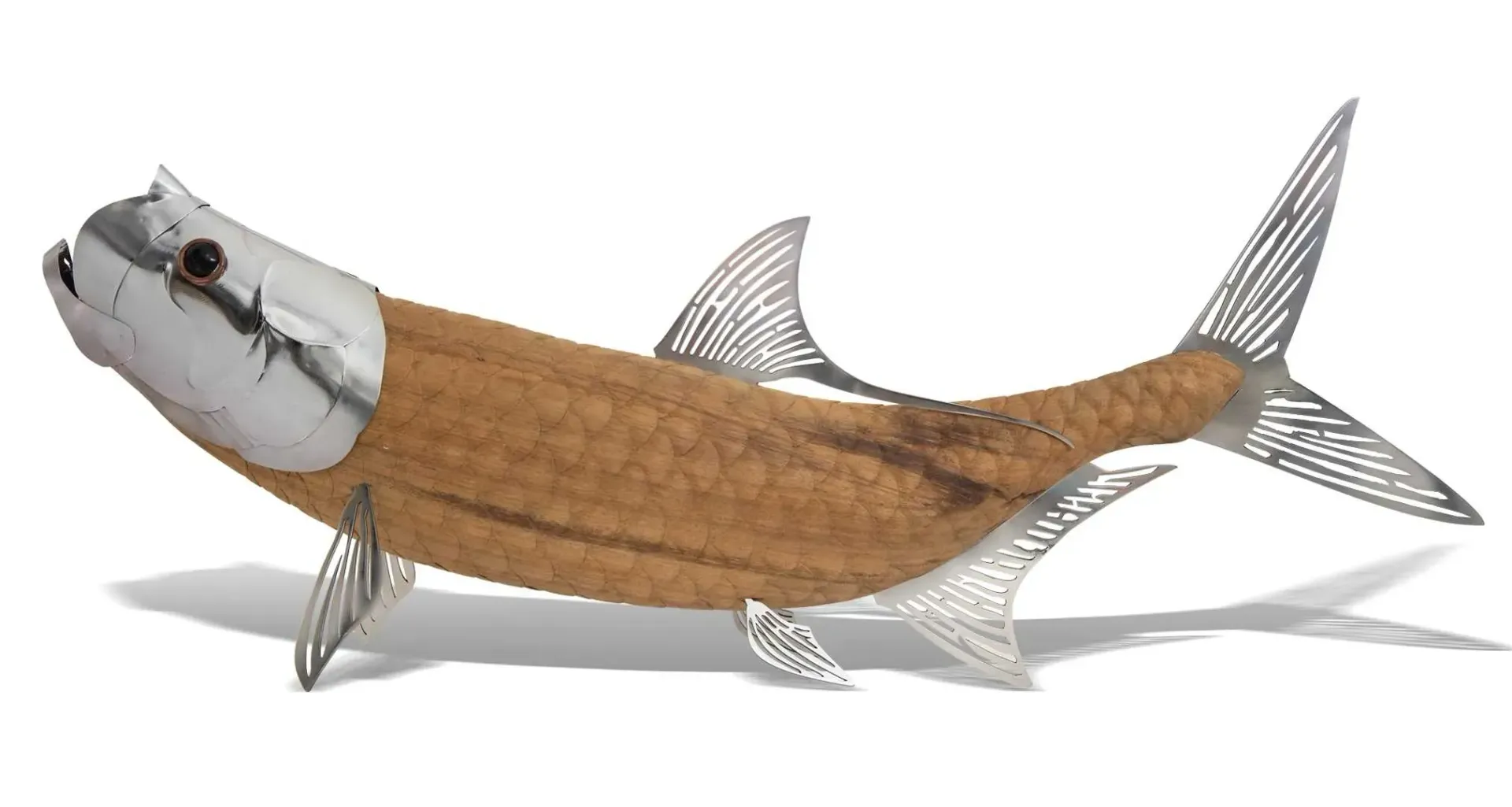 Tarpon Tabletop Stainless Steel/Teak
