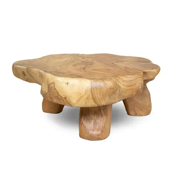Small Table High 20cm Teak Nat