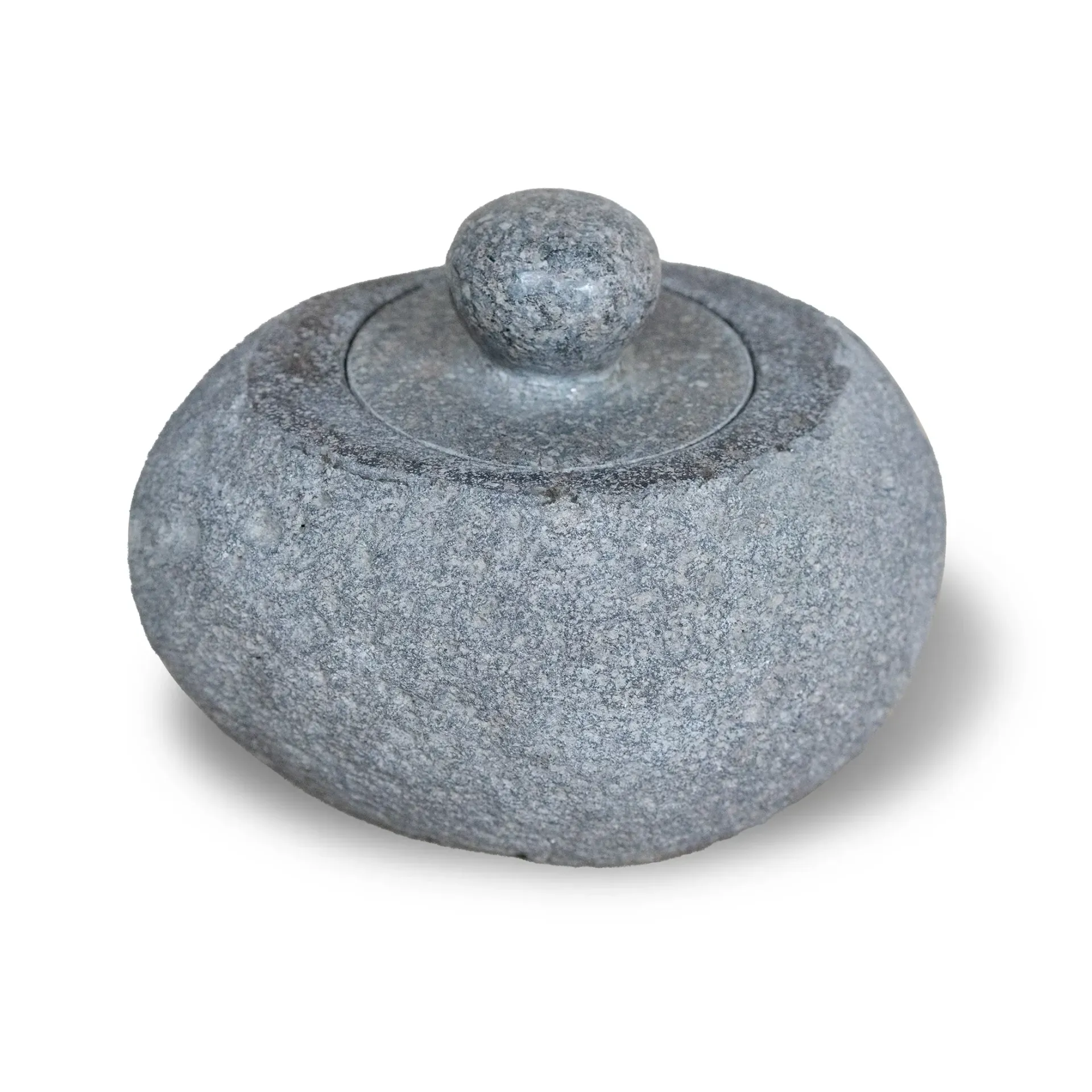 Riverstone w/Lid Planter