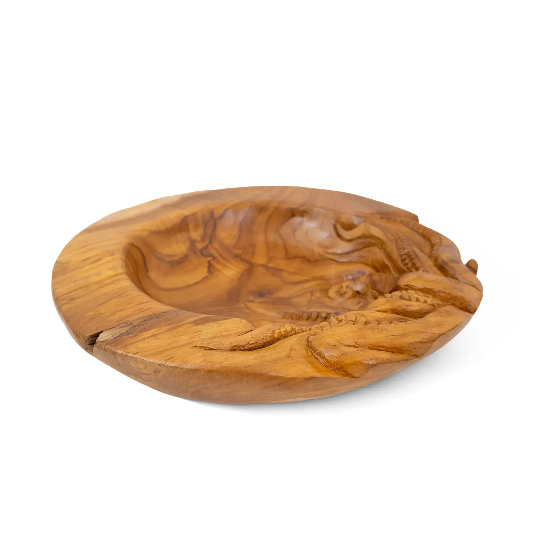 Octopus Bowl 40cm Round Teak