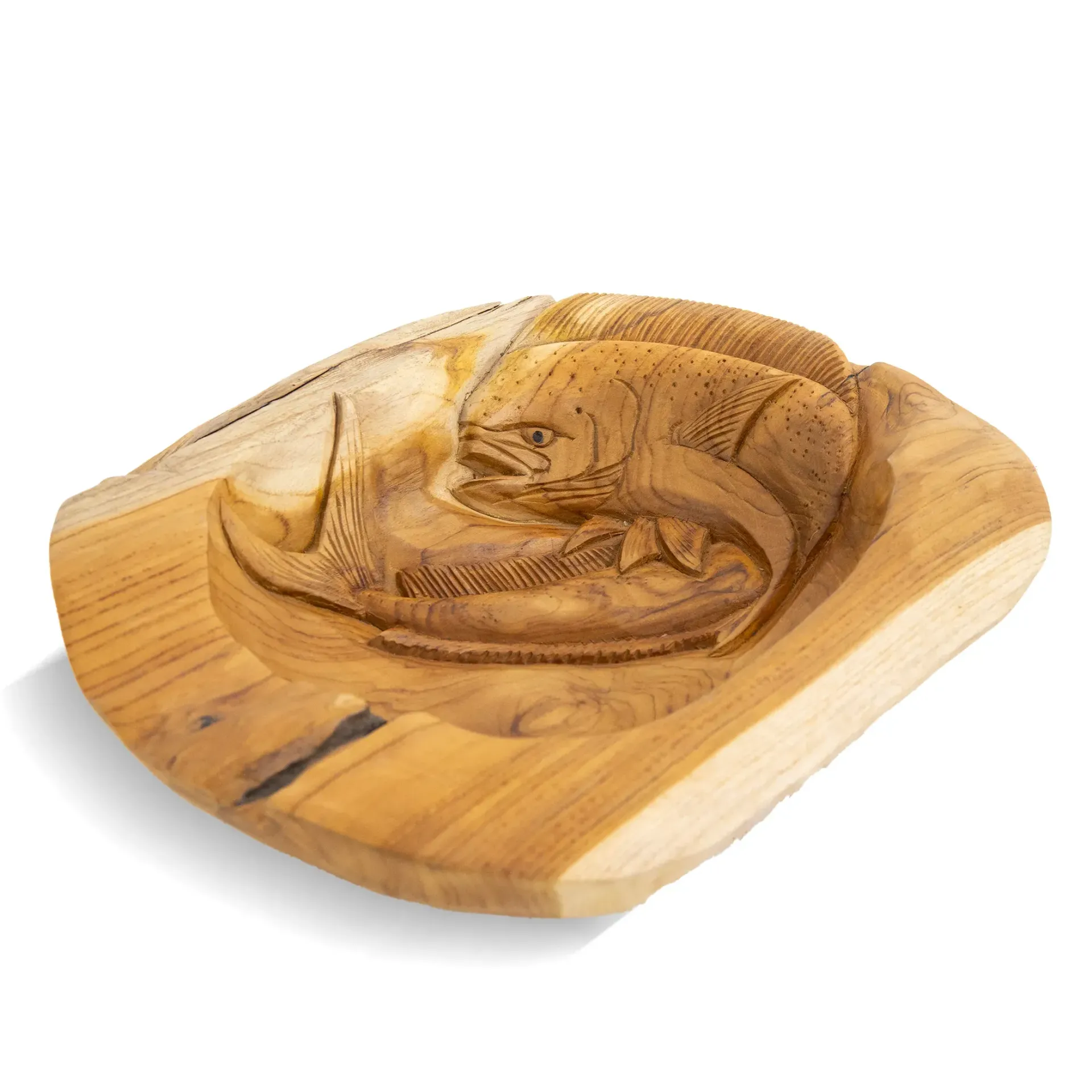 Bowl - Mahi Mahi 40cm Round Teak