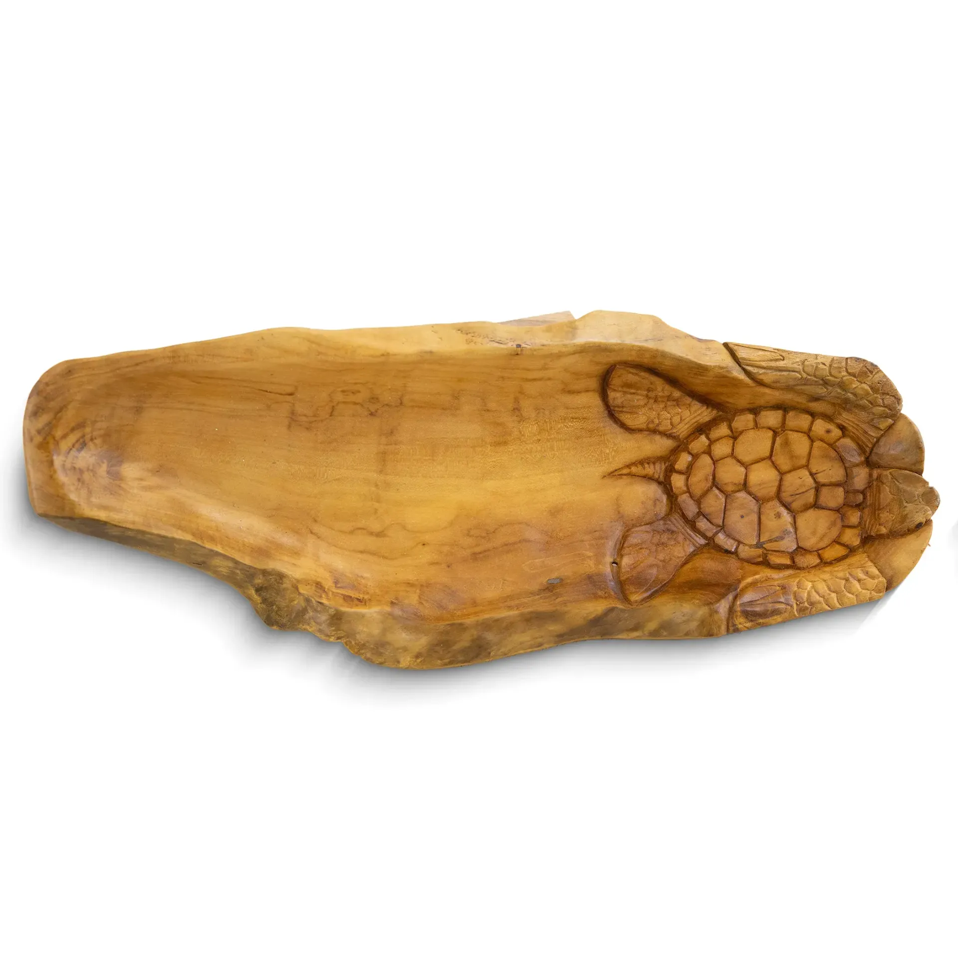 Long Bowl Turtle 50x15cm Teak Sempolan