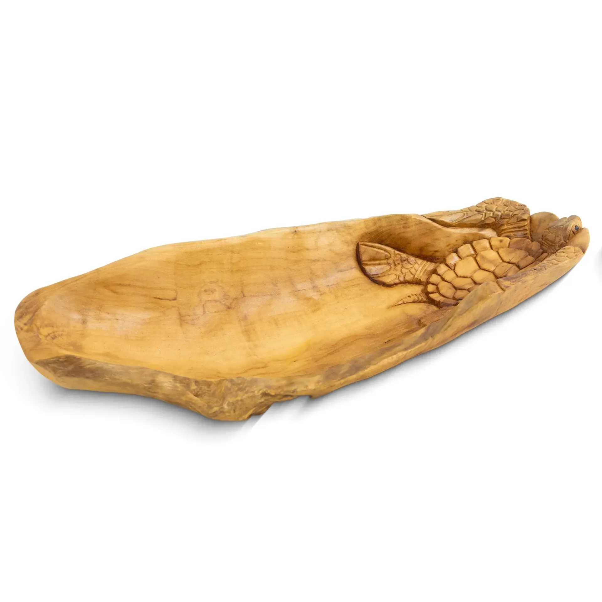 Long Bowl Turtle 50x15cm Teak Sempolan