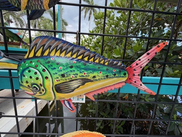 JMPM Mahi-Mahi Haitian Metal Art Medium