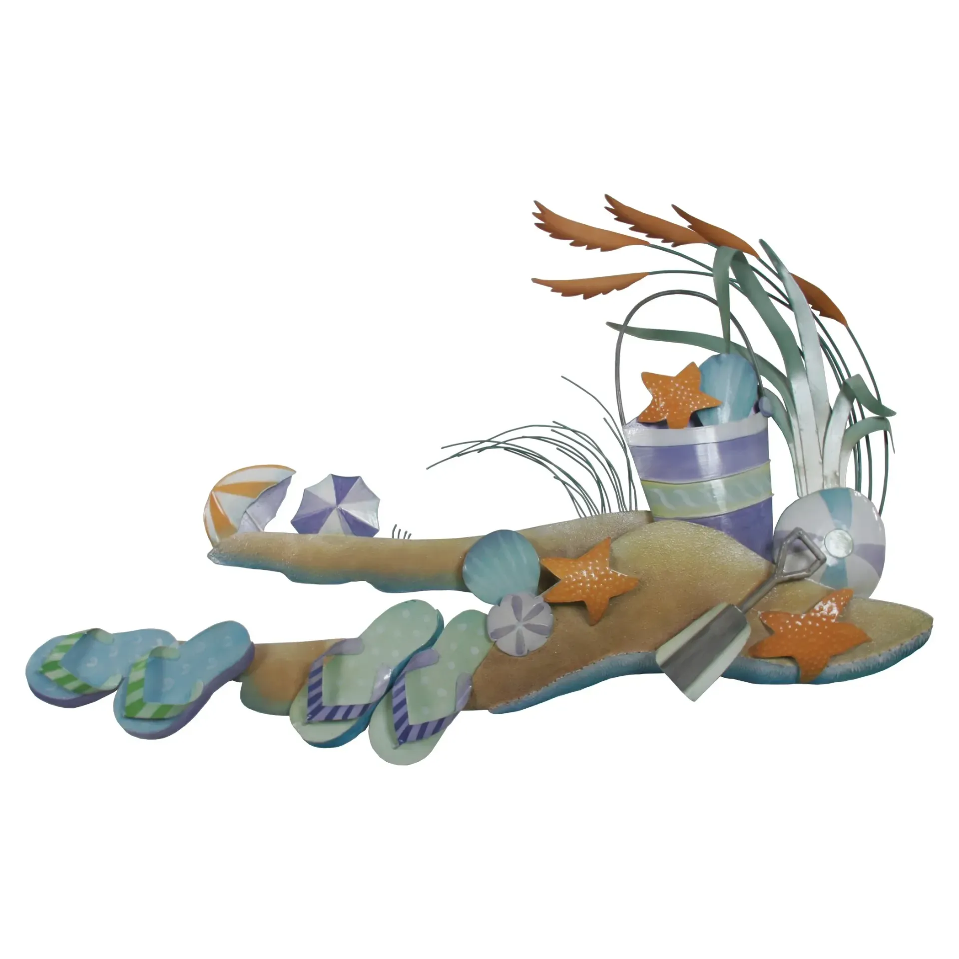 Beach Scene W/Bucket
