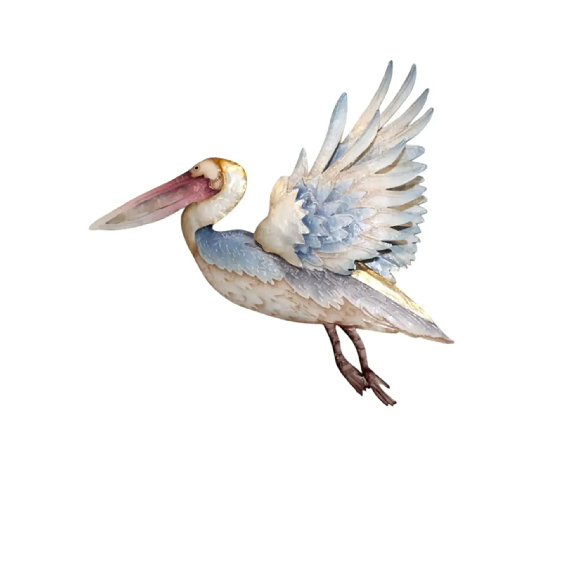 Capiz Flying Pelican Metal WD