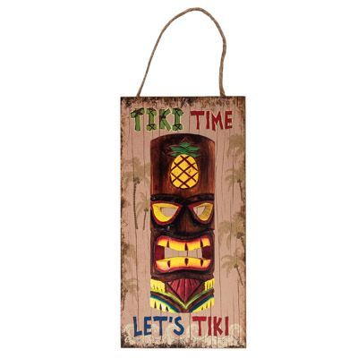 Tiki Mask Sign
