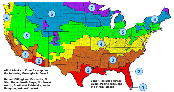 United States Climate Zones