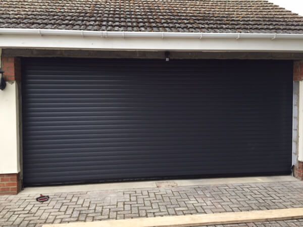 Roller shutter garage door
